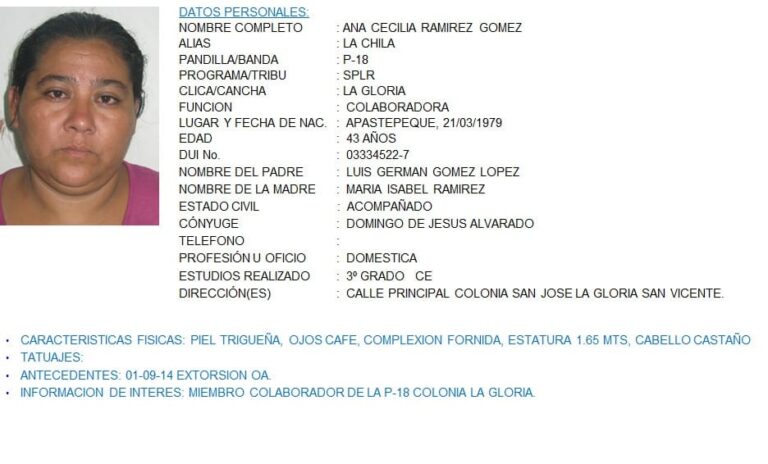 Liberan a tres supuestos pandilleros con record criminal por orden la Fiscalía General de la República, Oficina de San Vicente
