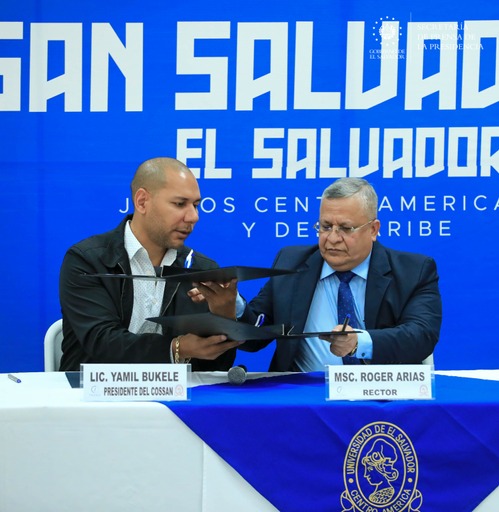 Comité Organizador firma convenio para el desarrollo de los XXIV Juegos Centroamericanos y del Caribe, San Salvador 2023