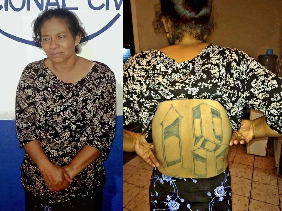 mujer extorsionista