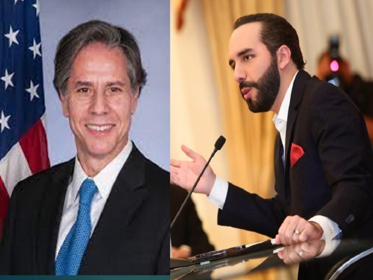 Presidente Nayib Bukele no respondió llamadas telefónicas al Secretario de Estado de EE.UU., Antony Blinken, según The New York Times