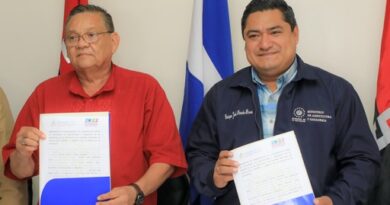 Ministerios de Agricultura de El Salvador y Nicaragua, firman carta de entendimiento para garantizar seguridad alimentaria de ambos países