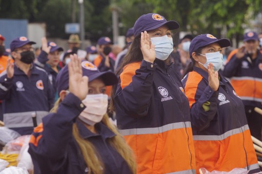 100 nuevas Comisiones Protección Civil Municipal, juramentó el alcalde Mario Durán, para atención emergencias