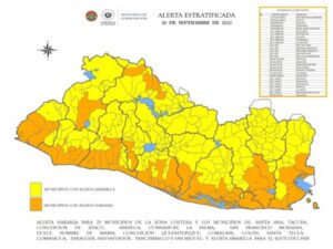 Alerta Naranja para los 29 municipios costeros