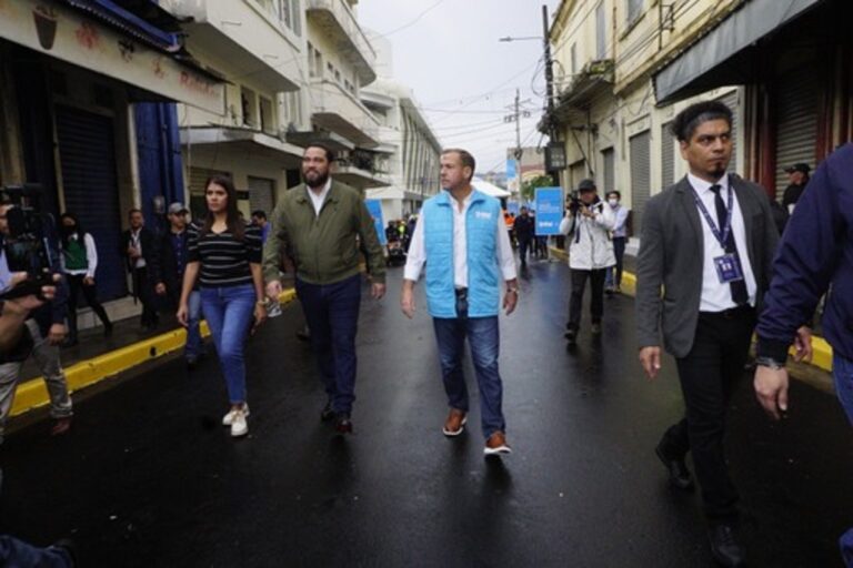 Mario Durán, entrega calles del centro histórico
