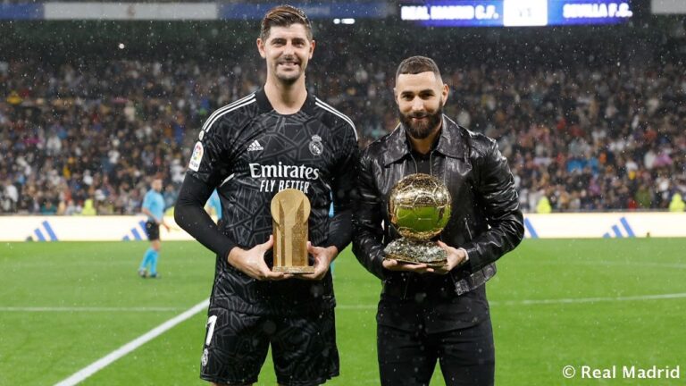Balón de Oro y el Trofeo Yashin al Santiago Bernabéu