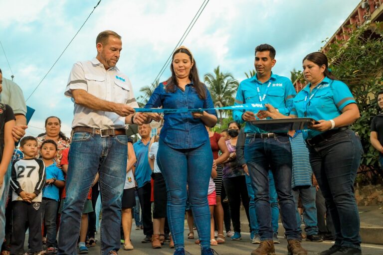 La DOM renueva calles en Sensuntepeque