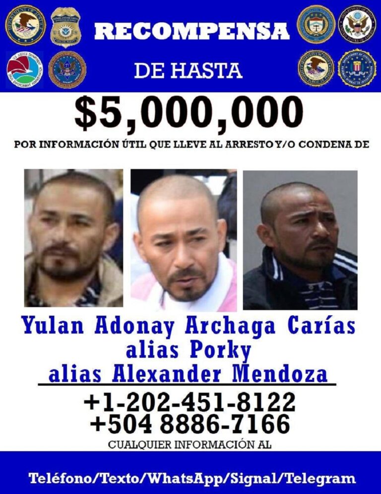 EE. UU., ofrece $5 millones por captura cabecilla