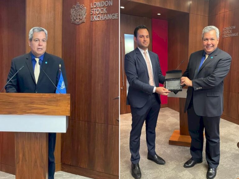 Bolsa de Londres celebra el estreno del BCIE