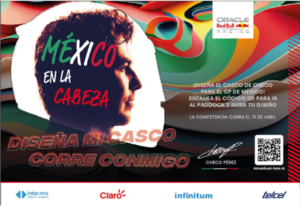 Checo Pérez invita a sus fans a diseñar su casco