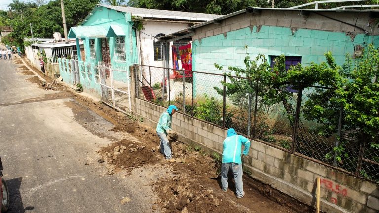 La DOM desarrolla recuperación de calles San Julián, Sonsonate