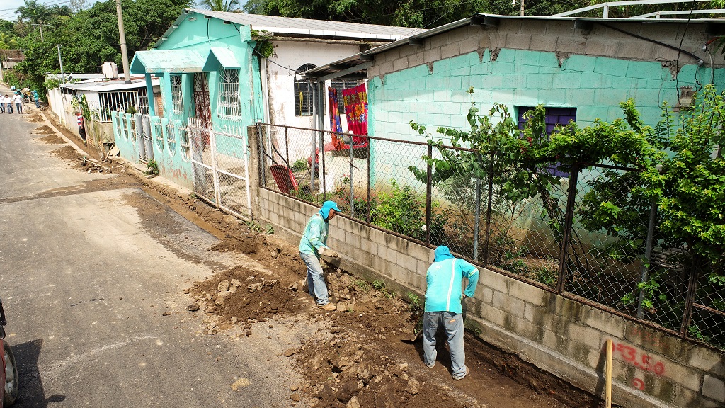 La DOM desarrolla recuperación de calles San Julián, Sonsonate