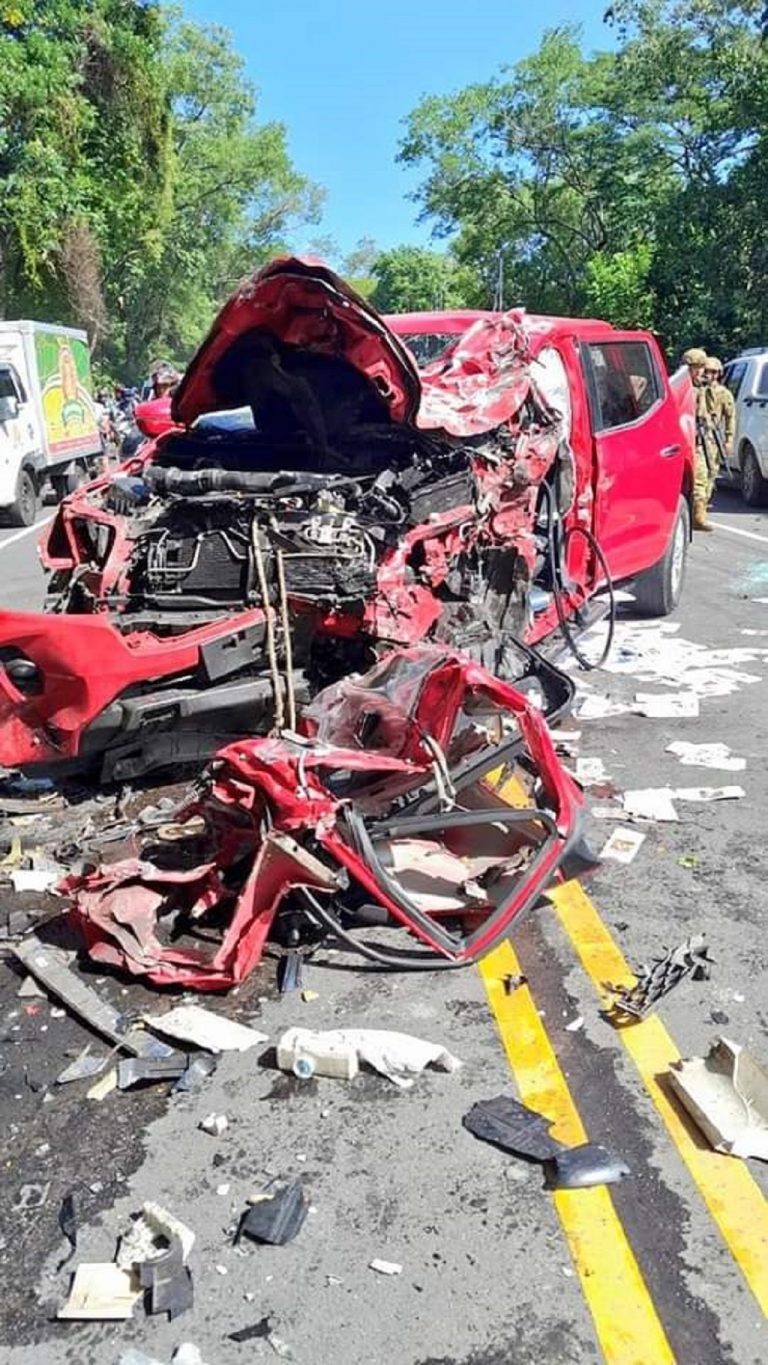 Lesionados en accidente en carretera Panamericana en Lolotique