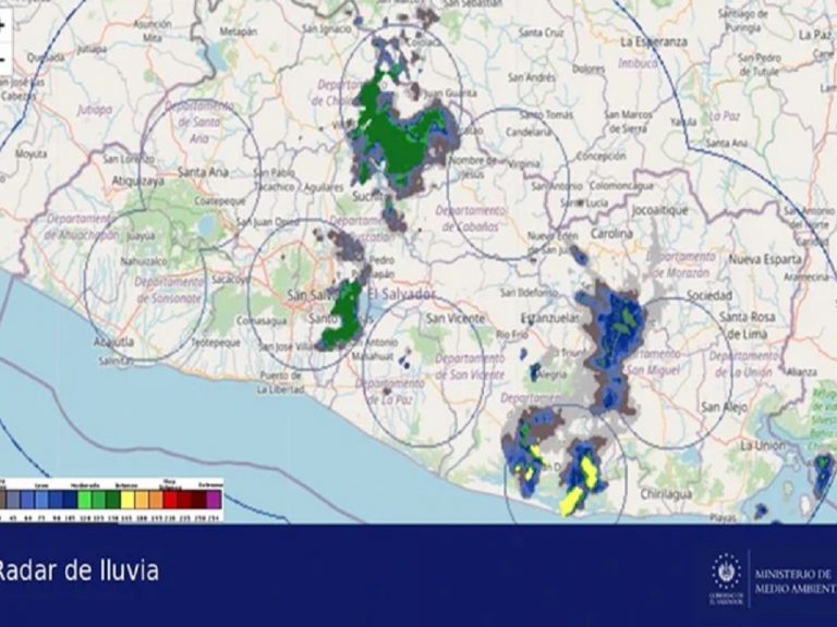Onda tropical sobre el territorio salvadoreño