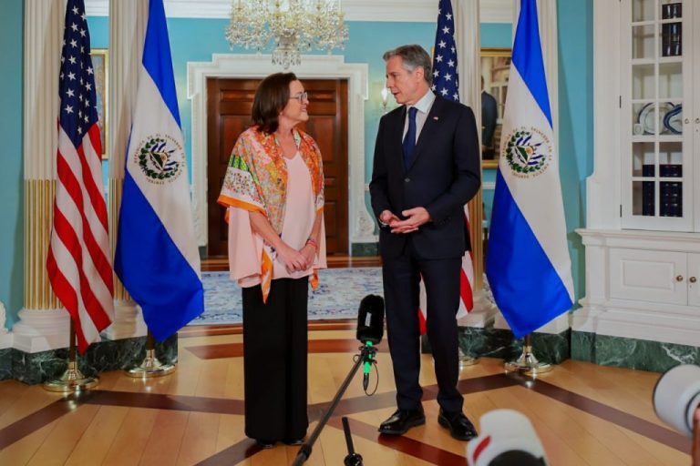 Ministra Hill expone a Blinken sobre seguridad y migración irregular