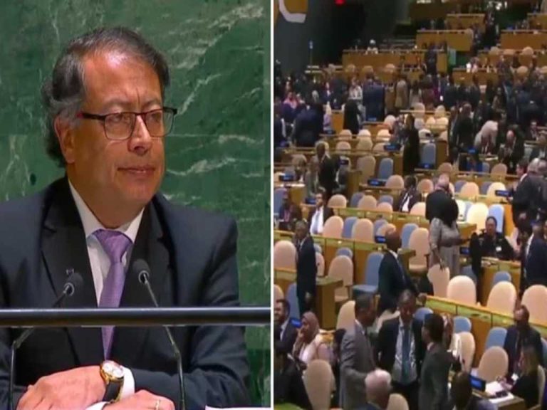 Asamblea General ONU ignora al colombiano a Gustavo Petro