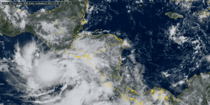Tormenta Tropical Pilar acercándose al territorio nacional