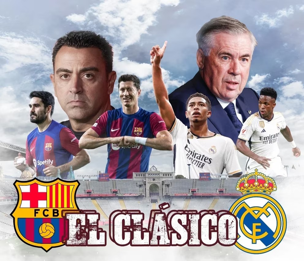 El preparador analiza el cruce de mañana contra el Real Madrid en Montjuïc, hogar del Barca temporalmente, mientras el Spotify Camp Nou está siendo remodelado,