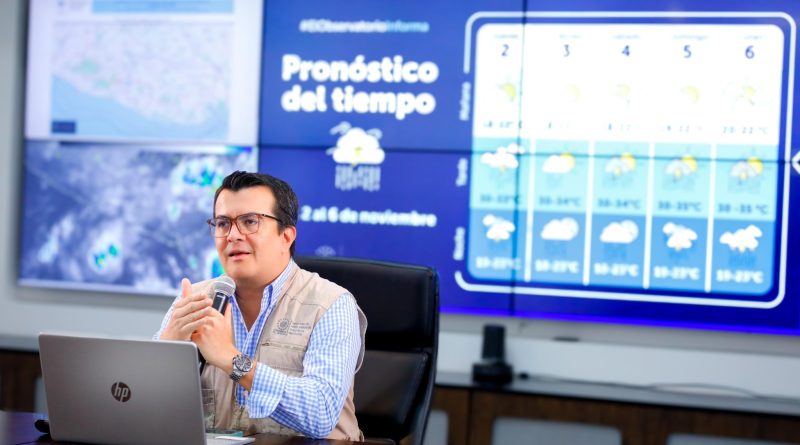 El Ministro de Medio Ambiente, Fernando López, llevó a cabo una conferencia de prensa en donde aseguró que la tormenta tropical Pilar, ya no es una amenaza