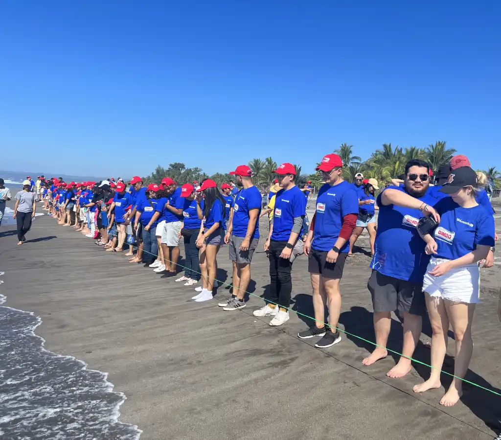 Bimbo El Salvador liberó 200 tortugas playa Toluca, La Libertad