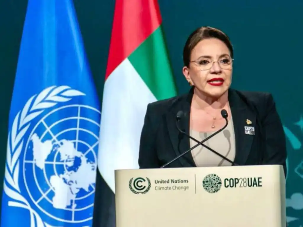 Xiomara Castro, culpa al capitalismo de la crisis climática