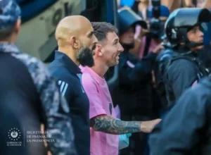 Juego entre la Selecta y el Inter Miami contó con seguridad