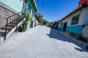 Gobierno recupera red vial urbana, San José Flores, Chalatenango