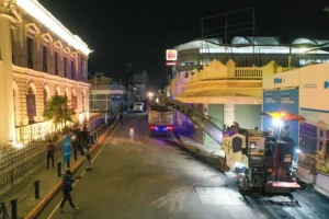 DOM inicia construcción corredor urbano en calle Rubén Darío