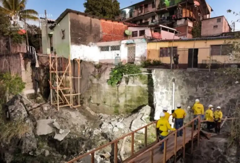 Gobierno desarrolla obras mitigación en El Bosque,San Salvador