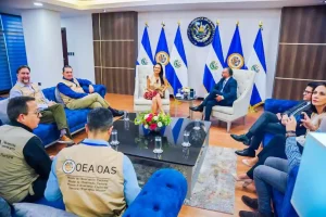 Ernesto Castro se reune con observadores electorales de la OEA