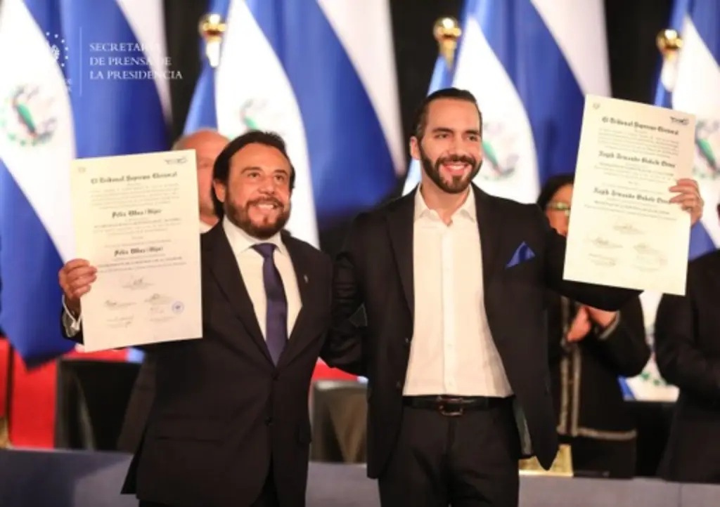 Nayib Bukele y Félix Ulloa, avalados por voto interno y la diáspora