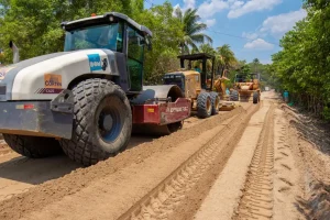 Reparan calle que conecta C. Batres a playa El Espino, Usulután