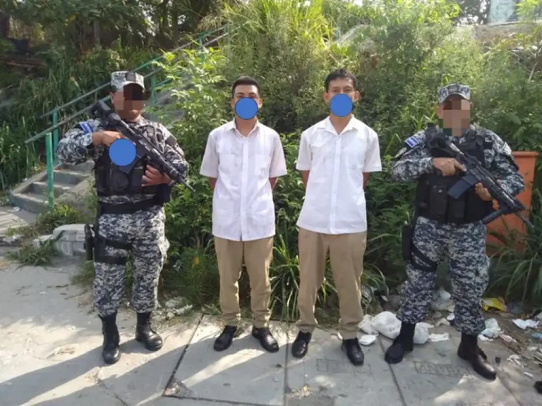 Pandilleros de 17 años capturados en centros escolares