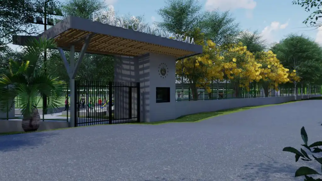 La DOM construye en Osicala tercer centro deportivo de Morazán