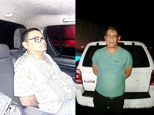 A los agentes policiales identificados como César Edgardo Vásquez y Romeo Vargas Rivera, les decomisaron dos vehículos y la droga que transportaban.