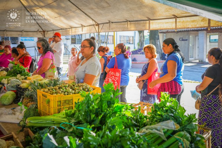 El Gobierno del Presidente Nayib Bukele está comprometido con el bienestar de la población, por ello siguen en marcha la fase 1 del Plan Económico: Alimentación, donde está incluida la estrategia de los Agromercados a escala nacional, estos 44 puntos tienen el objetivo de garantizar la seguridad alimentaria de las familias salvadoreñas.
