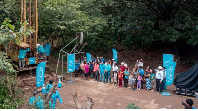 DOM inicia proyecto de agua potable en El Rosario, Morazán Norte