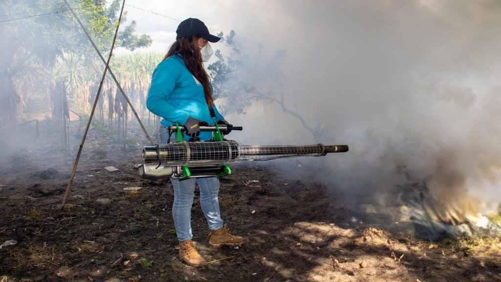 Con ese fin las jornadas de limpieza, abatización, fumigación y concientización no se detienen, este lunes, algunos de los equipos se desplazaron a Nueva Esparta y Polorós en La Unión Norte.