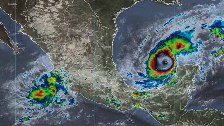 Según las informaciones por parte del Servicio Meteorológico Nacional (SMN), de la Comisión Nacional del Agua (Conagua), se prevé que esta noche el ciclón impacte entre Celestún y Progreso, en territorio yucateco.