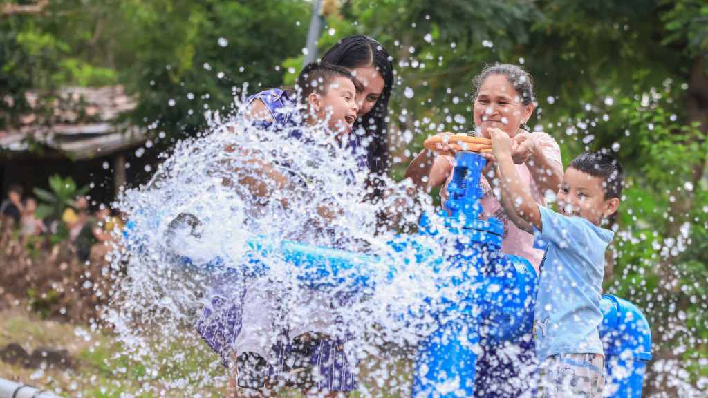 El nuevo sistema de agua potable ubicado en cantón Sunsulaca, sustituye la fuente del río Torola por una afluente natural en Gualococti.