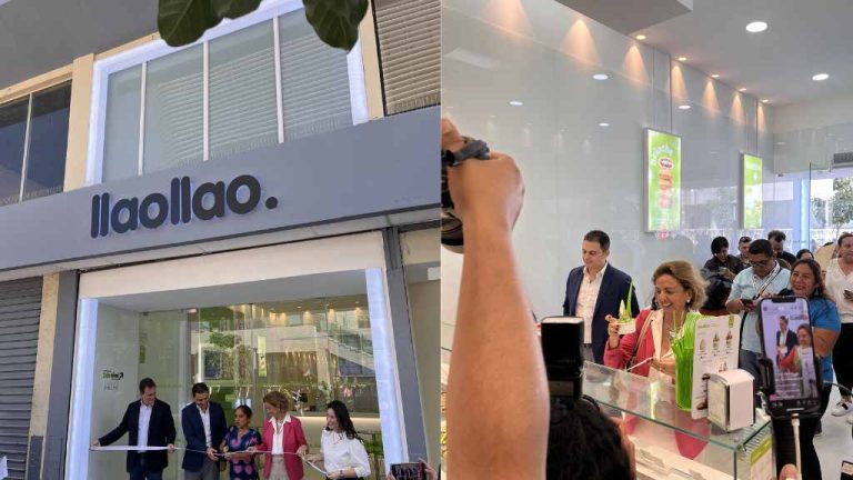 laollao, marca líder en yogurt helado abre la sucursal 16 ubicada en el corazón del Centro Histórico de San Salvador, junto a la BINAES.