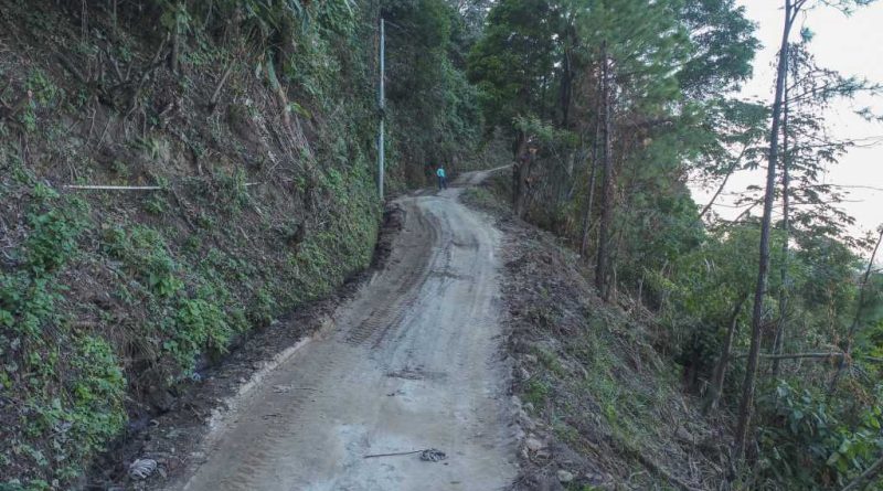 DOM inicia construcción de calle en Gualococti, Morazán Sur