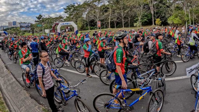 La Pedaleada recorrió desde la avenida Jerusalén, la avenida Masferrer Norte y redondel Nicaragua para luego retornar al parque Bicentenario.