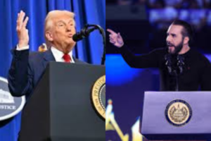 Donald Trump, expresó su agradecimiento a su homólogo Nayib Bukele, por recibir a 238 miembros de la criminal venezolana "Tren de Aragua"