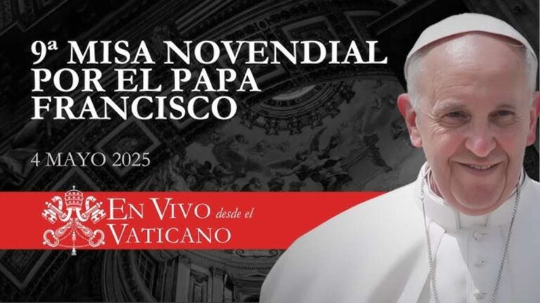 La misa de novenario del Papa Francisco, se este domingo 4 de mayo en la Basílica de San Pedro, la última de las nueve misas.