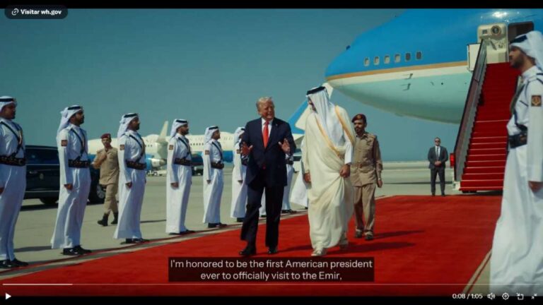 El presidente Donald Trump dijo durante su visita a Qatar que está trayendo una gran inversión de vuelta a Estados Unidos.