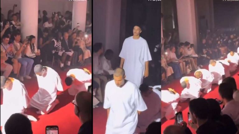 ¿Por qué un diseñador en París convirtió su pasarela en un homenaje a los y criminales que se encuentran detenidos en CECOT en El Salvador?