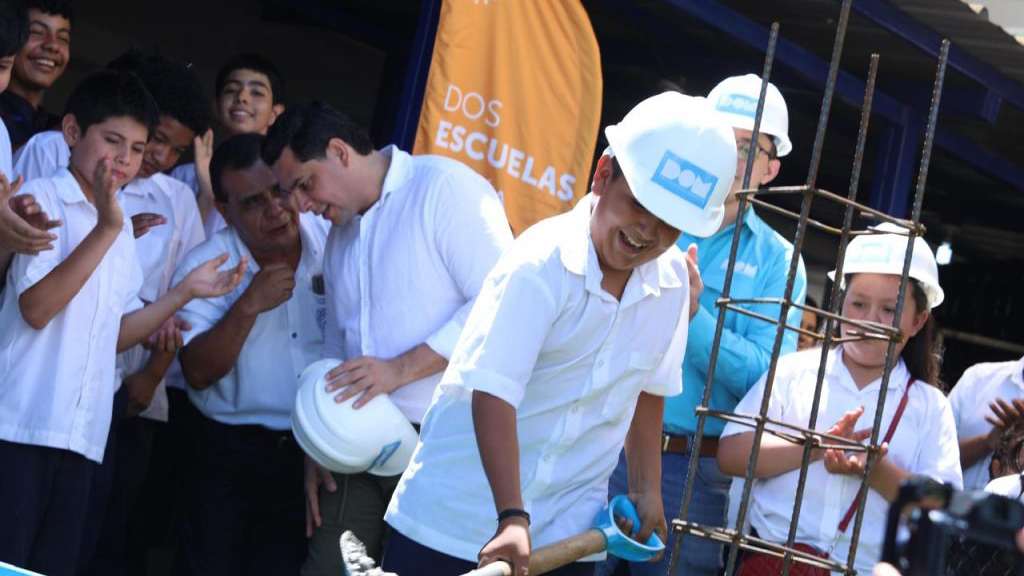Se trata del Centro Escolar Doroteo de Jesús Córdova Pineda, Santa María Ostuma, La Paz Centro, en beneficio de más de 165 estudiantes.
