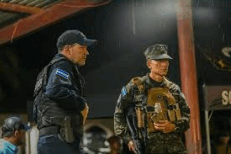 El operativo lo ejecutan 1,500 soldados y 500 agentes PNC quienes tienen la misión de extraer a los criminales que aún están en el sector.
