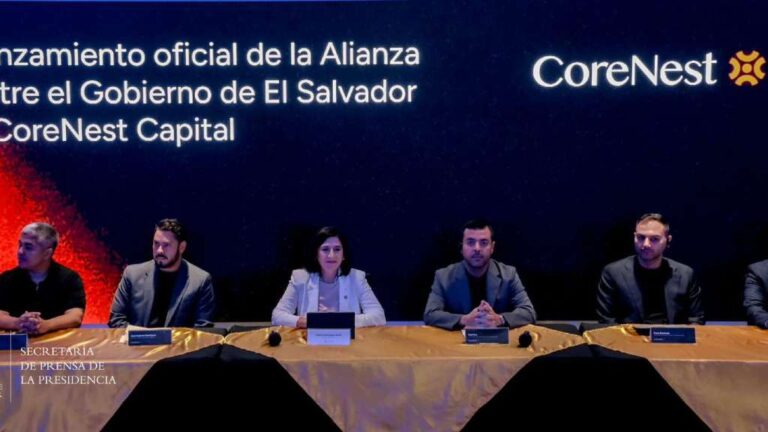 Una nueva alianza se consolidó, entre el Gobierno del Presidente Nayib Bukele y CoreNest para iniciar operaciones como socio estratégico.