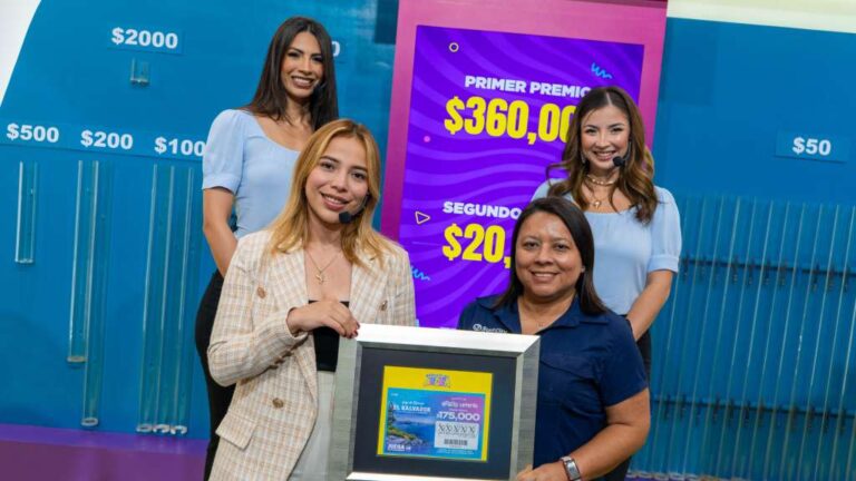 La Lotería Nacional dedicó el sorteo Lotra 418 al Lago de Ilopango, la ccuenca de origen volcánico, más grande de El Salvador.